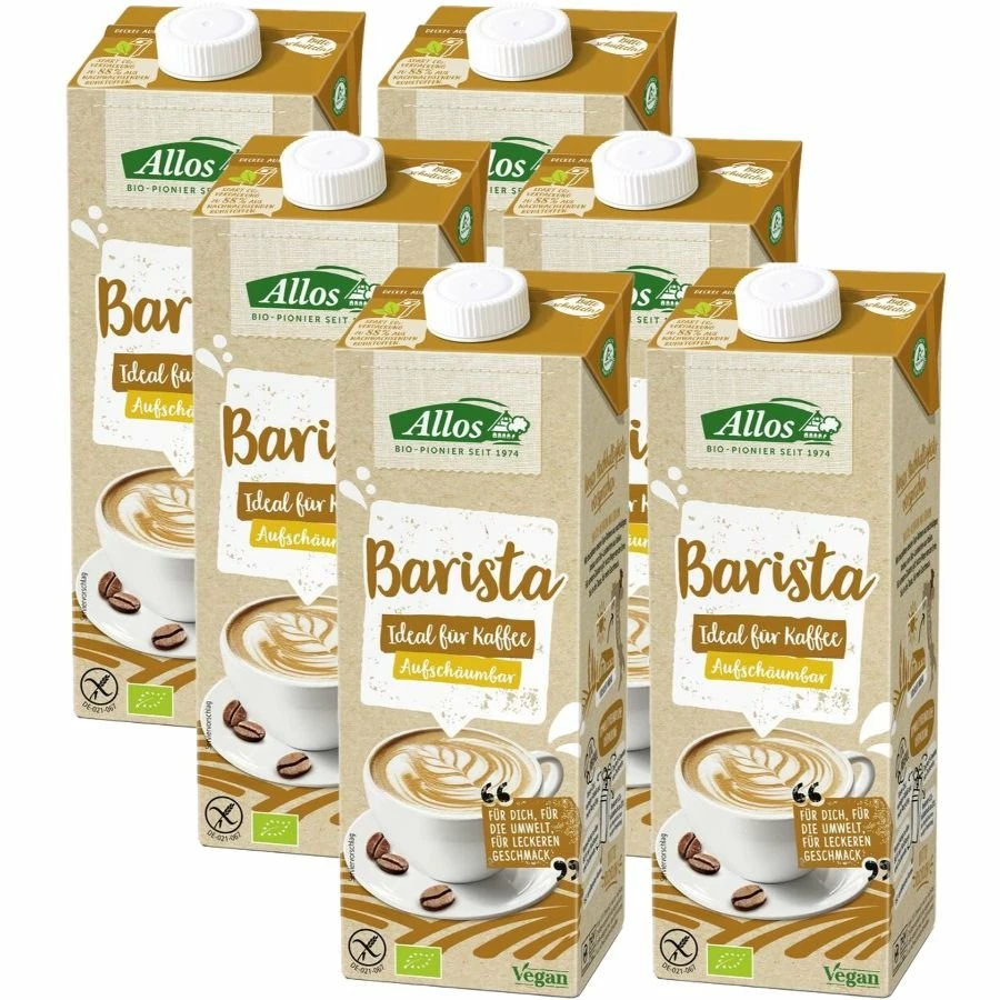 Bio Soja Barista Drink, Ganzer Karton 6 Stück 3 Bio Soja Barista Drink, Ganzer Karton 6 Stück