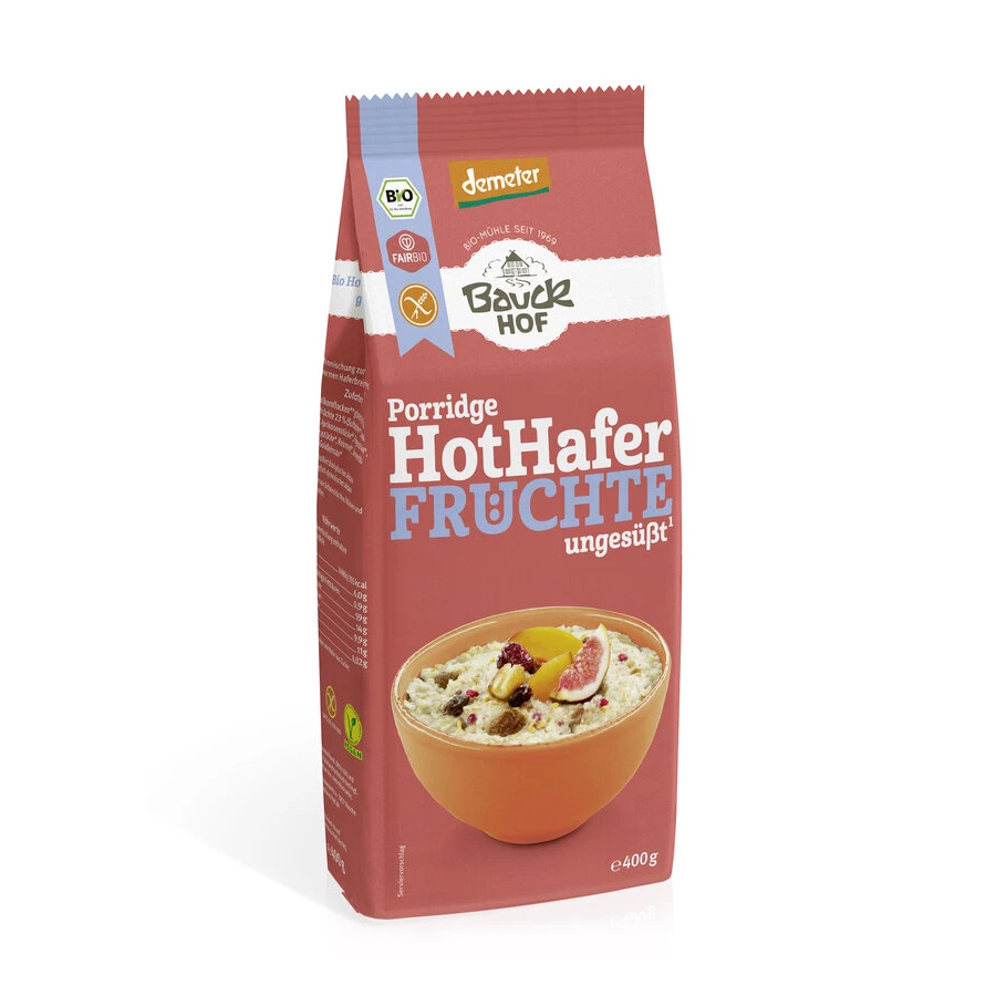 Bio Porridge Hot Hafer Früchte Glutenfrei 3 Bio Porridge Hot Hafer Früchte Glutenfrei