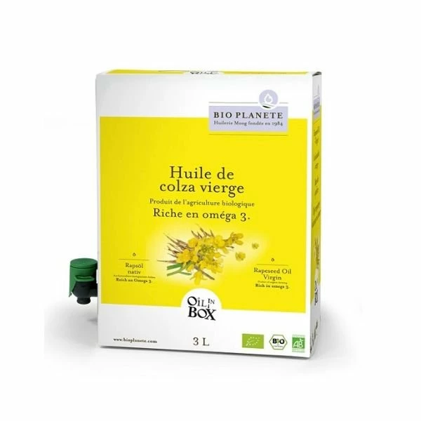 Bio Rapsöl, Vorratsgröße 3 L 3 Bio Rapsöl, Vorratsgröße 3 L