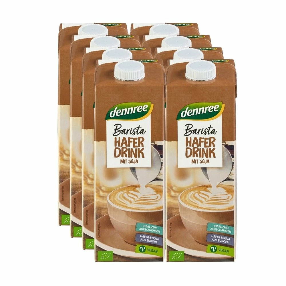 Bio Hafer Drink Barista, Ganzer Karton 8 Stück 3 Bio Hafer Drink Barista, Ganzer Karton 8 Stück