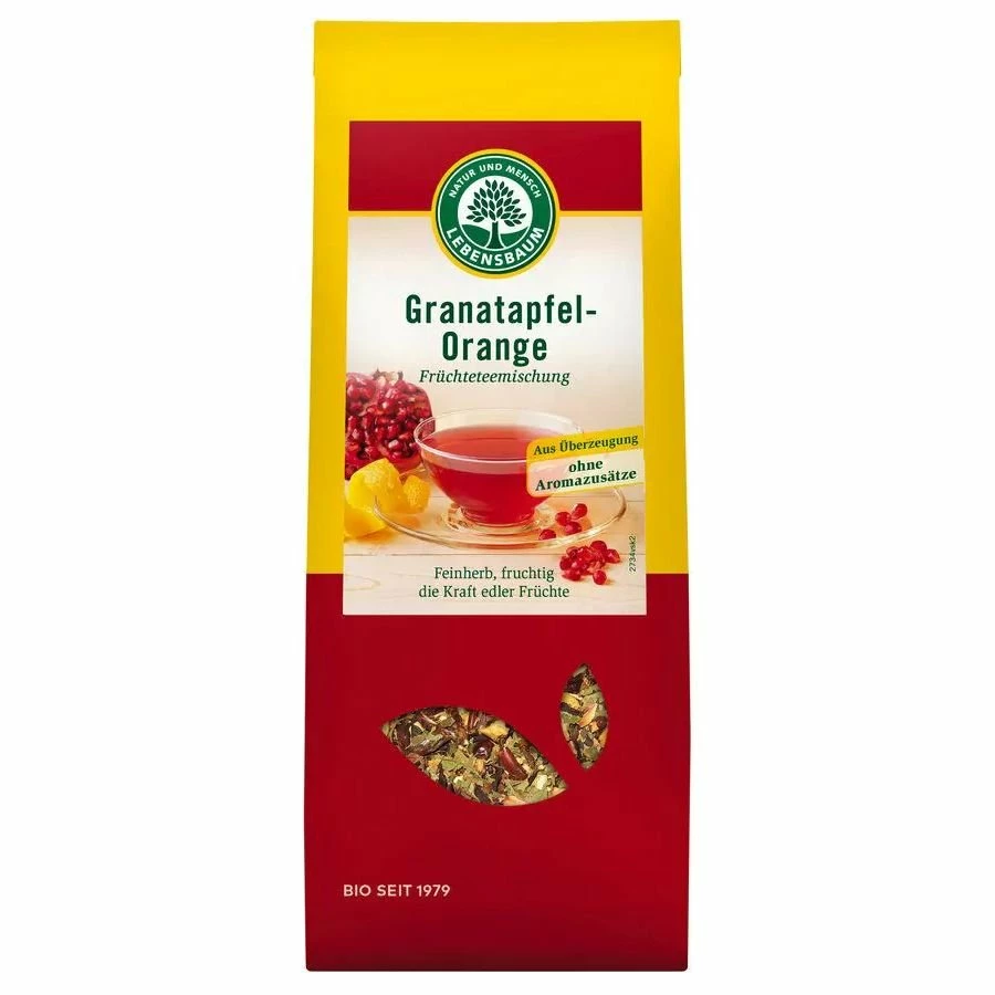 Bio Früchtetee Granatapfel Orange, Lose 3 Bio Früchtetee Granatapfel Orange, Lose