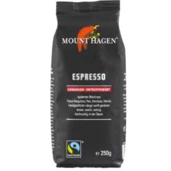 Bio Espresso Gemahlen Und Entkoffeiniert