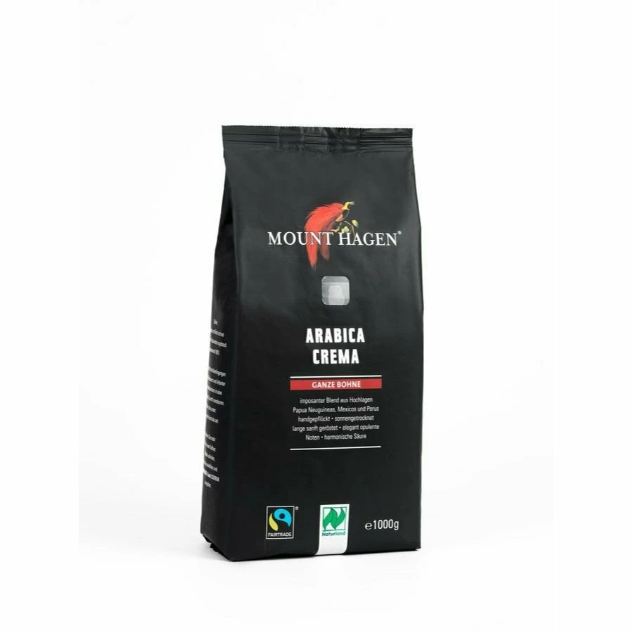 Bio Fair Trade Röstkaffee Crema, Ganze Bohne 3 Bio Fair Trade Röstkaffee Crema, Ganze Bohne