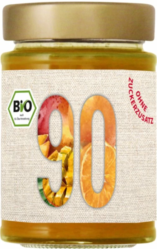 Bio Fruchtaufstrich Mango-Orange 3 Bio Fruchtaufstrich Mango-Orange