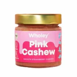 Bio Pinke Cashewbutter Pink Candy Mit Erdbeere