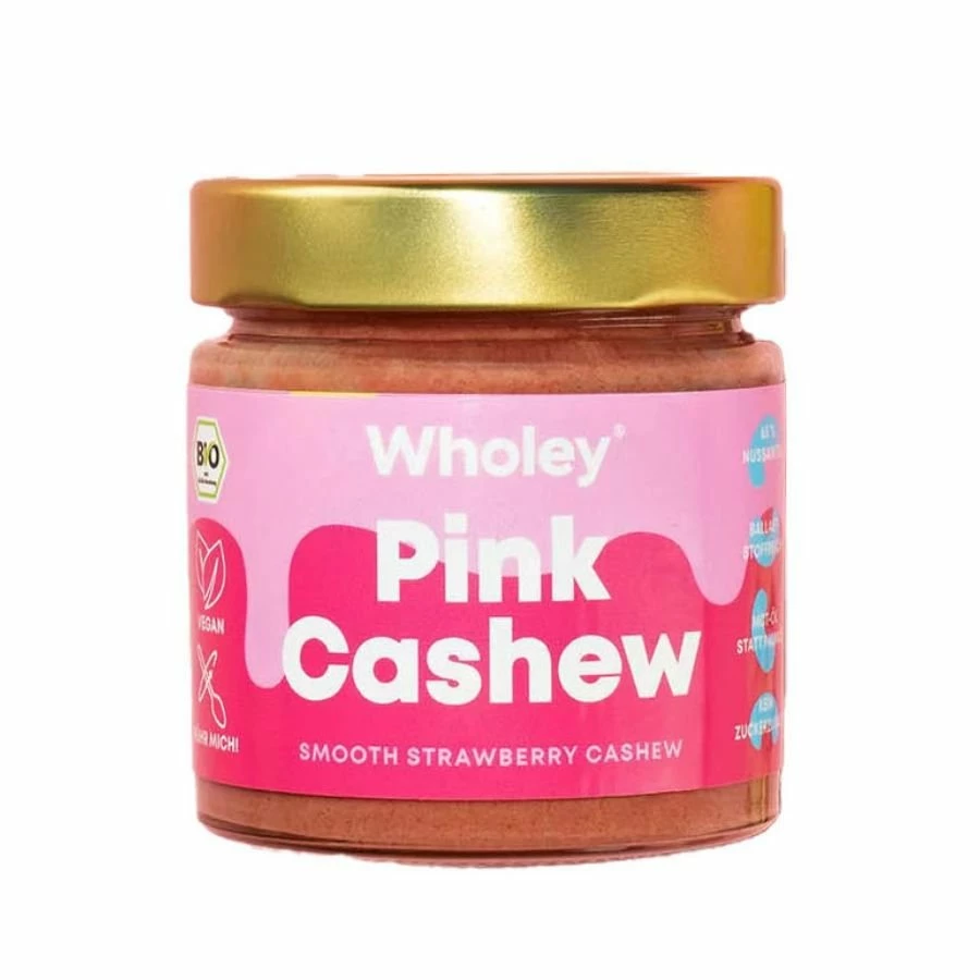 Bio Pinke Cashewbutter Pink Candy Mit Erdbeere 3 Bio Pinke Cashewbutter Pink Candy Mit Erdbeere